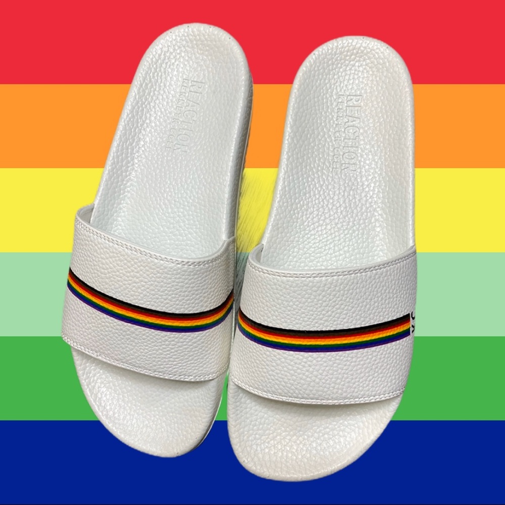 KENNETH COLE REACTION SLIDE FOR PRIDE MENS SANDAL - Picture 4 of 5